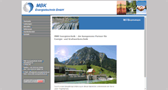 Desktop Screenshot of mbk-energietechnik.at