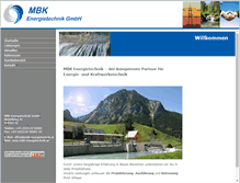 Tablet Screenshot of mbk-energietechnik.at